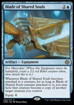 Blade of Shared Souls (V.1) - Phyrexia: All Will Be One: Promos (Rare) [PONE-42]