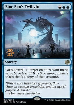 Blue Sun's Twilight (V.1) - Phyrexia: All Will Be One: Promos (Rare) [PONE-43]