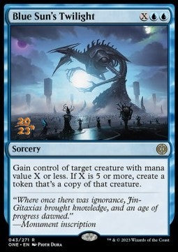Blue Sun's Twilight (V.1) - Phyrexia: All Will Be One: Promos (Rare) [PONE-43]