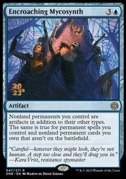 Encroaching Mycosynth (V.1) - Phyrexia: All Will Be One: Promos (Rare) [PONE-47]