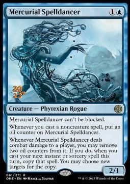 Mercurial Spelldancer (V.1) - Phyrexia: All Will Be One: Promos (Rare) [PONE-61]