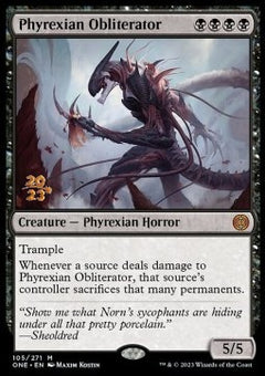 Phyrexian Obliterator (V.1) - Phyrexia: All Will Be One: Promos (Mythic) [PONE-105]