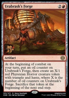 Urabrask's Forge (V.1) - Phyrexia: All Will Be One: Promos (Rare) [PONE-153]