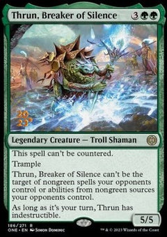 Thrun, Breaker of Silence (V.1) - Phyrexia: All Will Be One: Promos (Rare) [PONE-186]