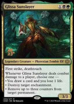 Glissa Sunslayer (V.1) - Phyrexia: All Will Be One: Promos (Rare) [PONE-202]