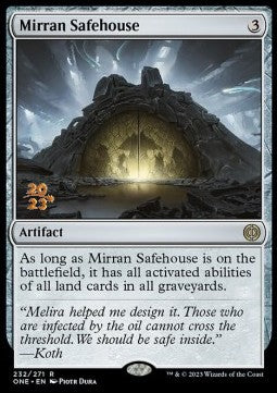 Mirran Safehouse (V.1) - Phyrexia: All Will Be One: Promos (Rare) [PONE-232]