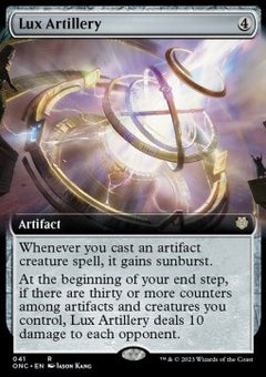 Lux Artillery⁣ - Commander: Phyrexia: All Will Be One: Extras⁣ (Rare)⁣ [41]