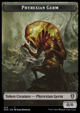 Phyrexian Germ Token (B 0/0) // Phyrexian Mite Token (A 1/1)⁣ - Phyrexia: All Will Be One: Extras⁣ (Token)⁣ [T 23/11]