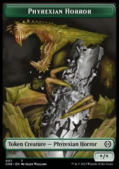 Phyrexian Horror Token (G */*) // Phyrexian Mite Token (A 1/1)⁣ - Phyrexia: All Will Be One: Extras⁣ (Token)⁣ [T 7/11]