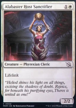 Alabaster Host Sanctifier⁣ - March of the Machine⁣ (Common)⁣ [4]