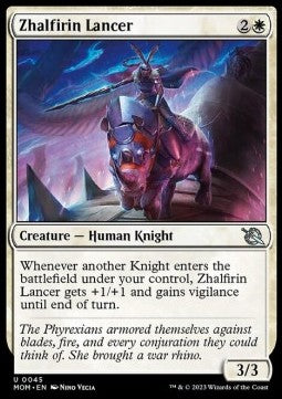 Zhalfirin Lancer⁣ - March of the Machine⁣ (Uncommon)⁣ [45]