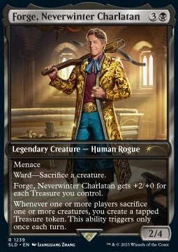 Forge, Neverwinter Charlatan⁣ - Secret Lair Drop Series: Secret Lair x Dungeons & Dragons: Honor Among Thieves⁣ (Rare)⁣ [1239]