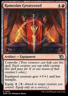 Ramosian Greatsword⁣ - March of the Machine⁣ (Uncommon)⁣ [159]