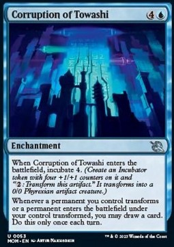 Corruption of Towashi⁣ - March of the Machine⁣ (Uncommon)⁣ [53]