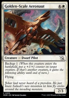 Golden-Scale Aeronaut⁣ - March of the Machine⁣ (Common)⁣ [15]
