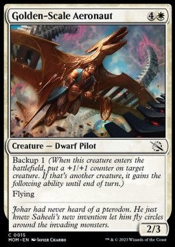 Golden-Scale Aeronaut⁣ - March of the Machine⁣ (Common)⁣ [15]