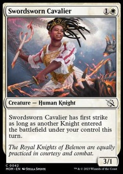 Swordsworn Cavalier⁣ - March of the Machine⁣ (Common)⁣ [42]