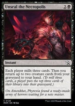 Unseal the Necropolis⁣ - March of the Machine⁣ (Common)⁣ [128]