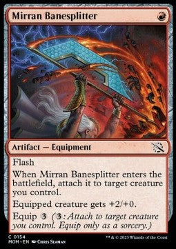 Mirran Banesplitter⁣ - March of the Machine⁣ (Common)⁣ [154]
