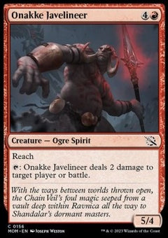 Onakke Javelineer⁣ - March of the Machine⁣ (Common)⁣ [156]