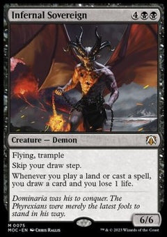 Infernal Sovereign⁣ - Commander: March of the Machine⁣ (Mythic)⁣ [75]