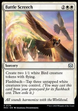 Battle Screech⁣ - Commander: March of the Machine⁣ (Uncommon)⁣ [174]