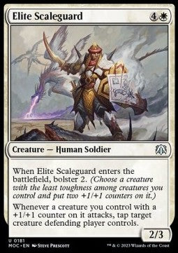 Elite Scaleguard⁣ - Commander: March of the Machine⁣ (Uncommon)⁣ [181]