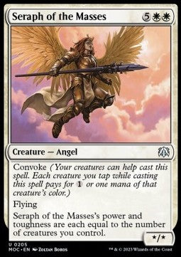 Seraph of the Masses⁣ - Commander: March of the Machine⁣ (Uncommon)⁣ [205]