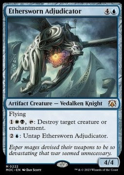 Ethersworn Adjudicator⁣ - Commander: March of the Machine⁣ (Mythic)⁣ [222]