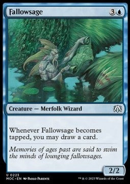 Fallowsage⁣ - Commander: March of the Machine⁣ (Uncommon)⁣ [223]