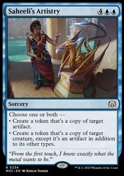 Saheeli's Artistry⁣ - Commander: March of the Machine⁣ (Rare)⁣ [234]