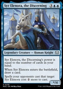 Syr Elenora, the Discerning⁣ - Commander: March of the Machine⁣ (Uncommon)⁣ [239]