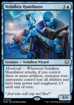 Vedalken Humiliator⁣ - Commander: March of the Machine⁣ (Rare)⁣ [243]