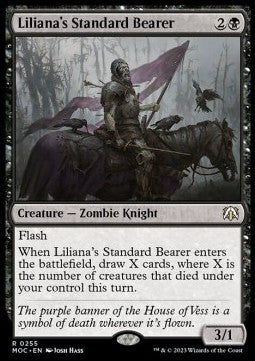Liliana's Standard Bearer⁣ - Commander: March of the Machine⁣ (Rare)⁣ [255]