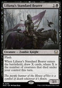 Liliana's Standard Bearer⁣ - Commander: March of the Machine⁣ (Rare)⁣ [255]