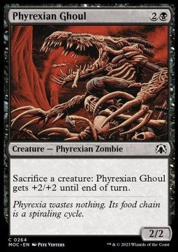 Phyrexian Ghoul⁣ - Commander: March of the Machine⁣ (Common)⁣ [264]