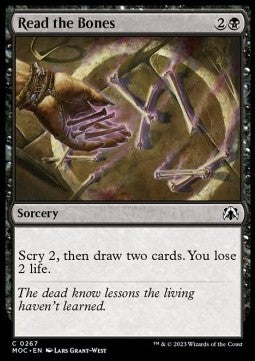 Read the Bones⁣ - Commander: March of the Machine⁣ (Common)⁣ [267]