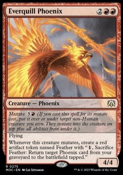Everquill Phoenix⁣ - Commander: March of the Machine⁣ (Rare)⁣ [275]