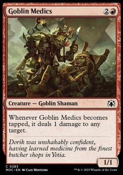 Goblin Medics⁣ - Commander: March of the Machine⁣ (Common)⁣ [283]