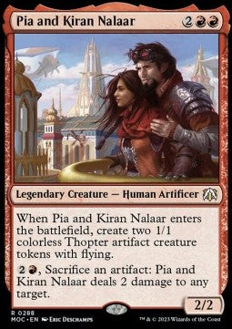 Pia and Kiran Nalaar⁣ - Commander: March of the Machine⁣ (Rare)⁣ [288]