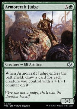 Armorcraft Judge⁣ - Commander: March of the Machine⁣ (Uncommon)⁣ [291]