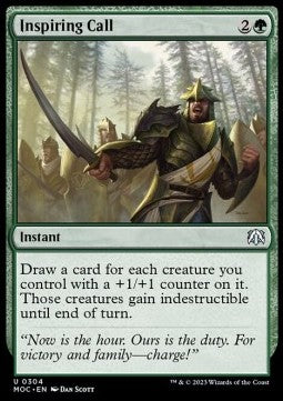 Inspiring Call⁣ - Commander: March of the Machine⁣ (Uncommon)⁣ [304]