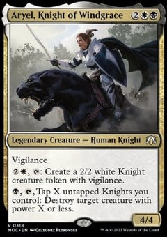 Aryel, Knight of Windgrace⁣ - Commander: March of the Machine⁣ (Rare)⁣ [318]