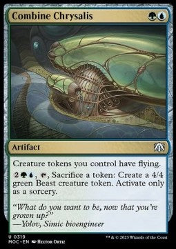 Combine Chrysalis⁣ - Commander: March of the Machine⁣ (Uncommon)⁣ [319]