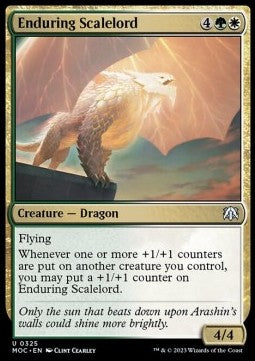 Enduring Scalelord⁣ - Commander: March of the Machine⁣ (Uncommon)⁣ [325]