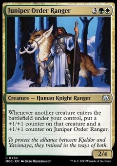 Juniper Order Ranger⁣ - Commander: March of the Machine⁣ (Uncommon)⁣ [330]