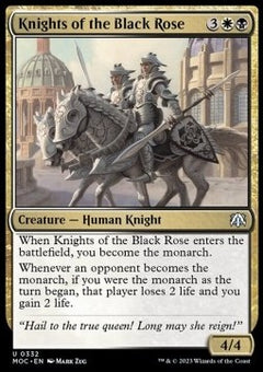 Knights of the Black Rose⁣ - Commander: March of the Machine⁣ (Uncommon)⁣ [332]