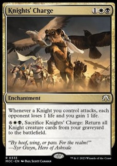 Knights' Charge⁣ - Commander: March of the Machine⁣ (Rare)⁣ [333]