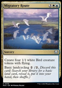 Migratory Route⁣ - Commander: March of the Machine⁣ (Uncommon)⁣ [336]