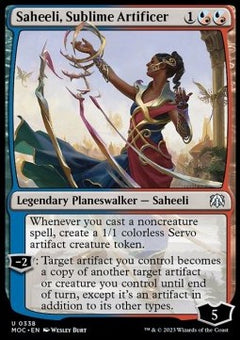 Saheeli, Sublime Artificer⁣ - Commander: March of the Machine⁣ (Uncommon)⁣ [338]